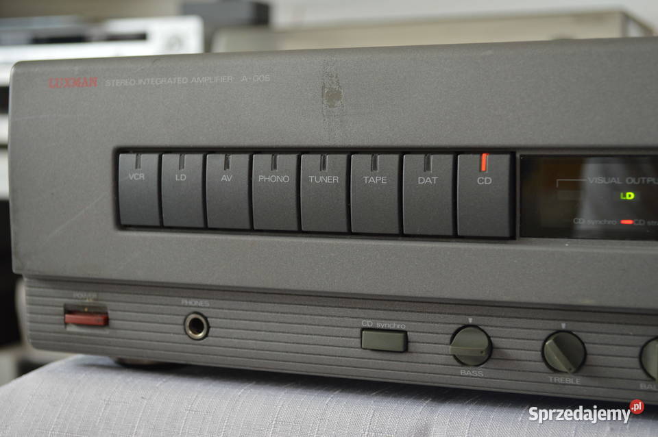 LUXMAN Wzmacniacz A005 System Midi 36 Usterka Haczów sprzedam