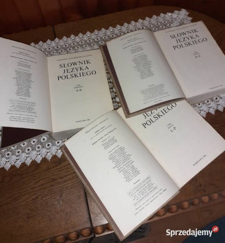 Słownik Języka Polskiego PWN III tomy Pamiątki Rok wydania 1983 Sosnowiec sprzedam