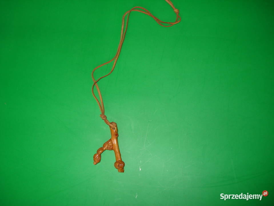 Naszyjnik na rzemyku Warszawa sprzedam