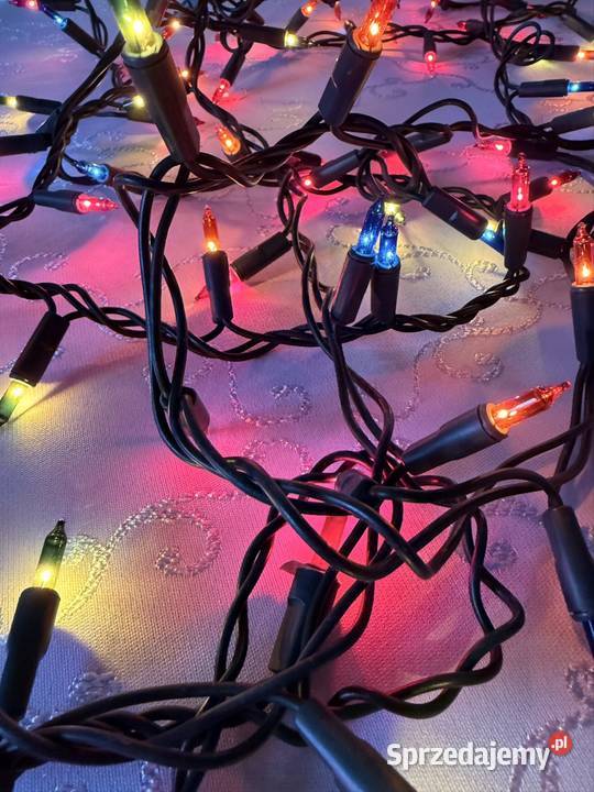 Lampki Choinkowe Goliat 100 lampek 55m Kolorowe