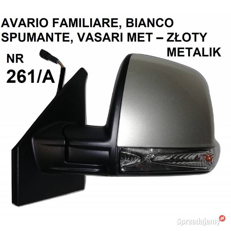 LUSTERKO PRAWE Fiat Opel DOBLO II COMBO D lewe