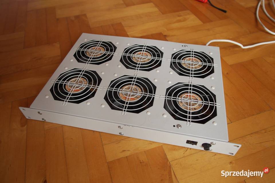 Panel wentylacyjny ZPAS Rack 19 6 wentylatorów Wólka Brzózka