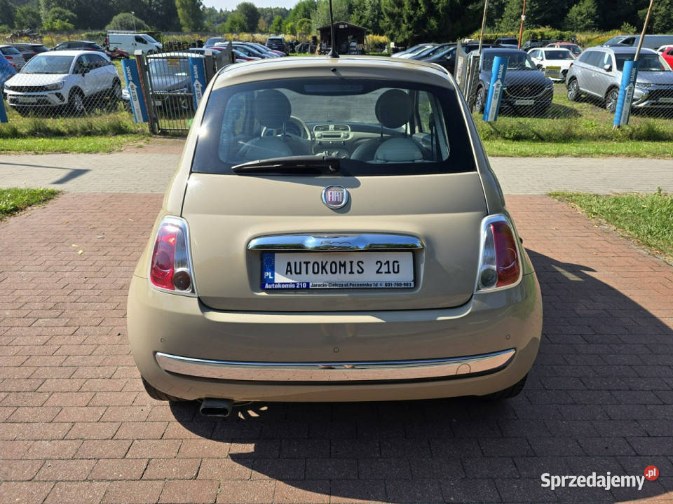Fiat 500 Fiat 500 12 benzynka w pięknym kolorze światła do jazdy dziennej Cielcza