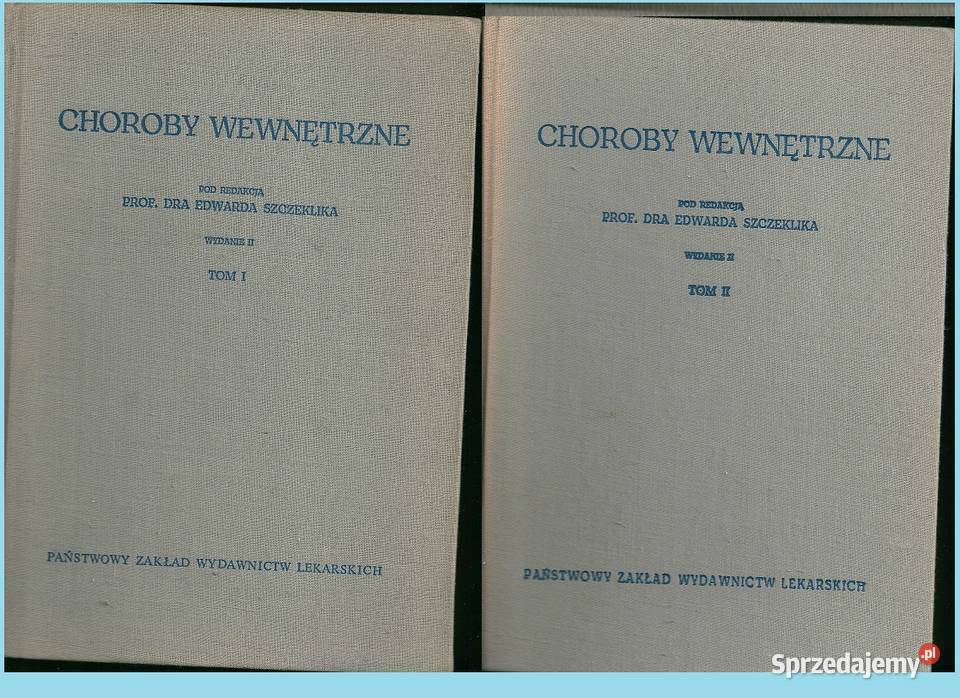 Choroby wewnętrzne Edward Szczeklik 1968 Łódź