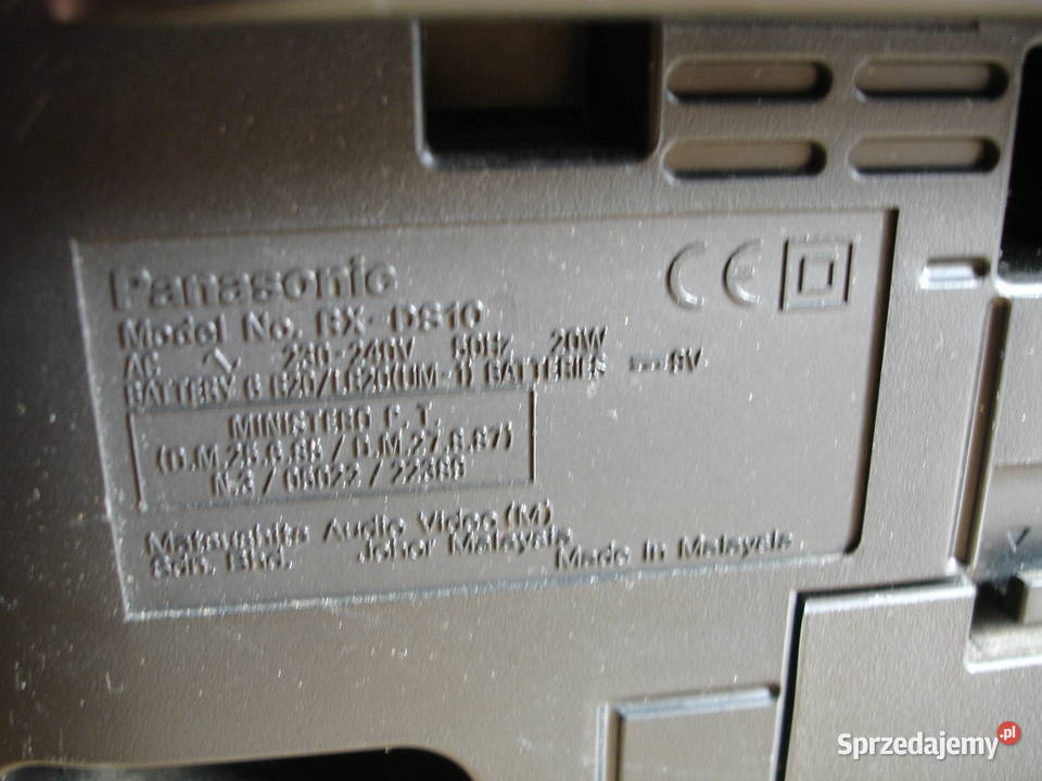 Radiomagnetofon PANASONIC RXDS10