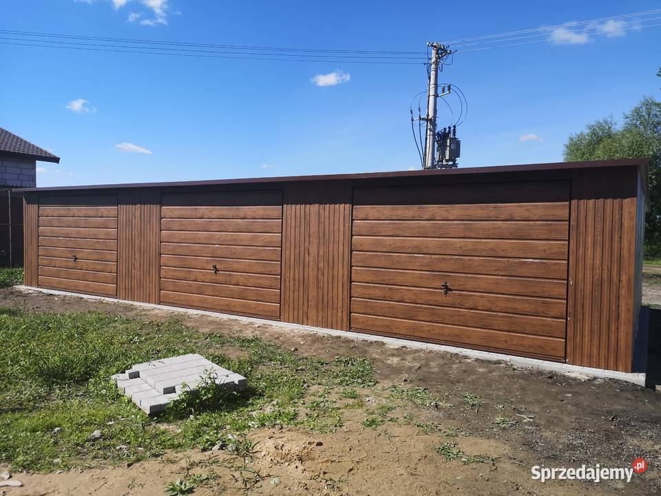 Garaże blaszane na każdy wymiar profil zamknięty