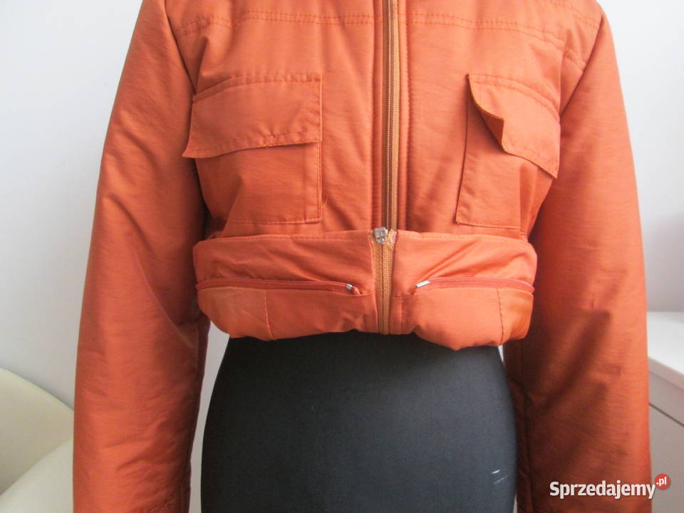 Długa Kurtka Damska Płaszcz 2W1 Odpinana M Bez wzoru dolnośląskie Bogatynia