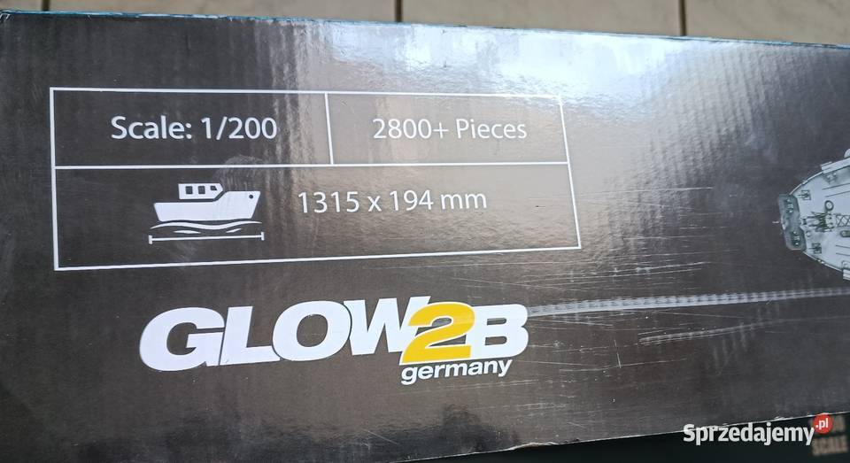 Pancernik Yamato w skali 1200 firmy Glow2B Legionowo