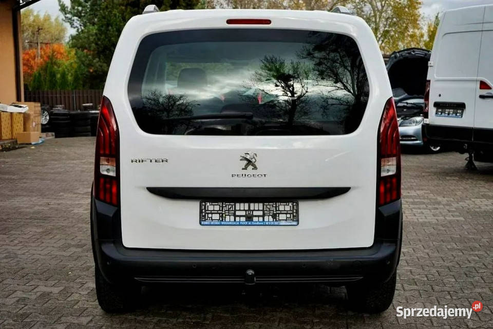 Peugeot Rifter 15HDI Klima 5 osób NAVI 143 2019r mazowieckie Płock