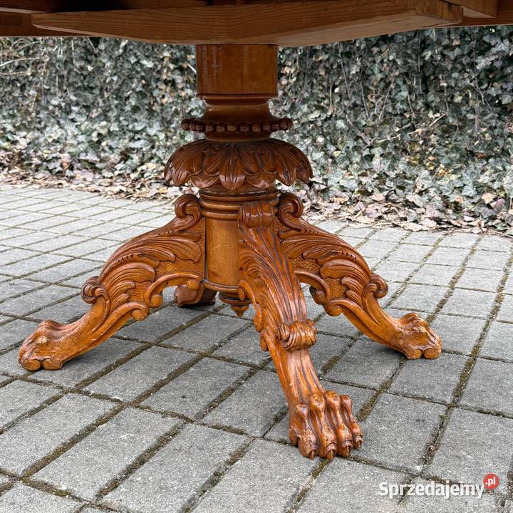 ARTexpert Stół stolik kawowy owalny Ludwik duży Dobrzany