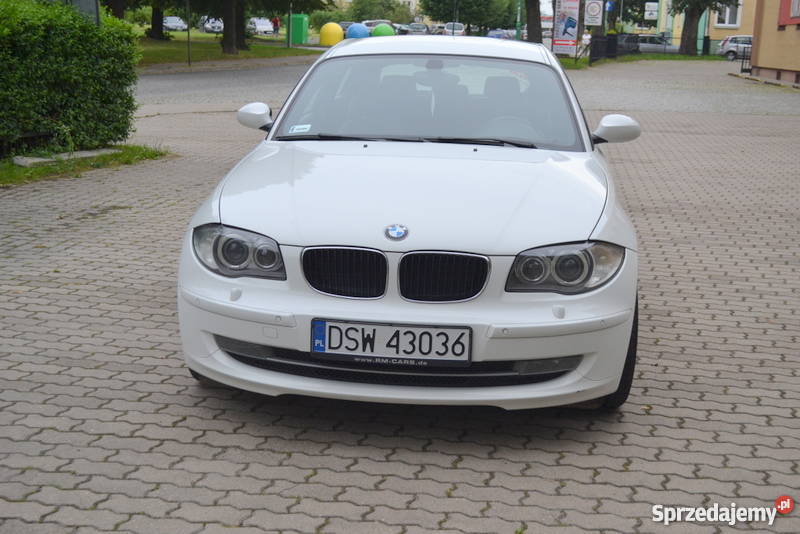 BMW 1 200 120D NAJŁADNIEJSZA BIAŁA M nieuszkodzony Świdnica sprzedam