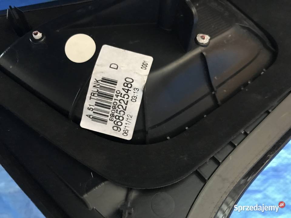 CITROEN C3 II 2010 TYŁ LAMPA TYLNA PRAWA W KLAPE dolnośląskie Bolesławiec sprzedam