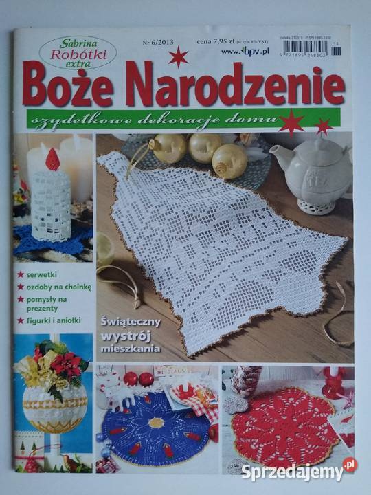 Sabrina Robótki Boże Narodzenie 62013 szydełko Gdańsk