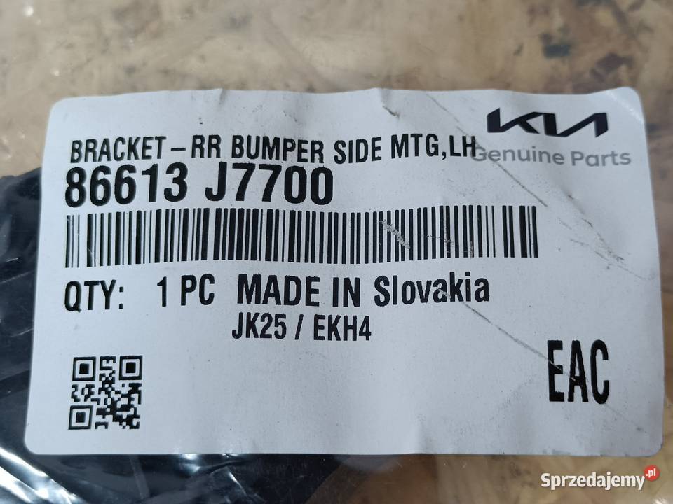 KIA PROCEED III GTLINE ŚLIZG MOCOWANIE ZDERZAKA osobowe Części montażowe wielkopolskie Pleszew