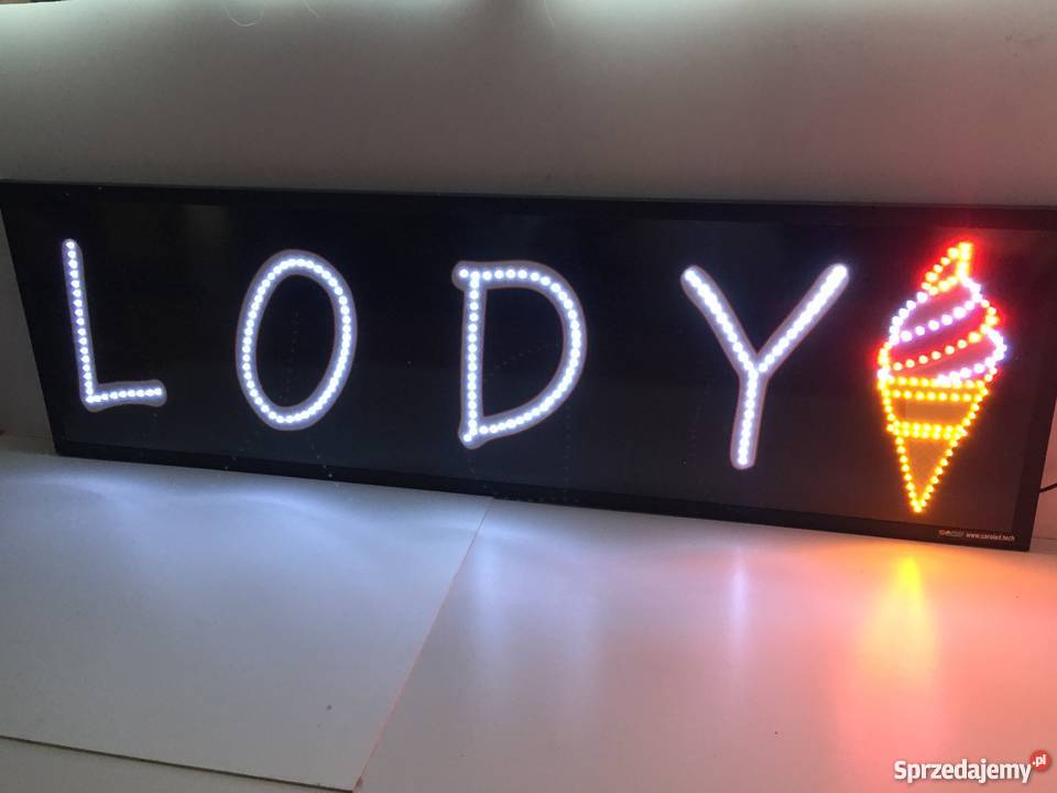 SZYLD DIODOWY Reklama LED FRYTKI 100x25 mazowieckie sprzedam