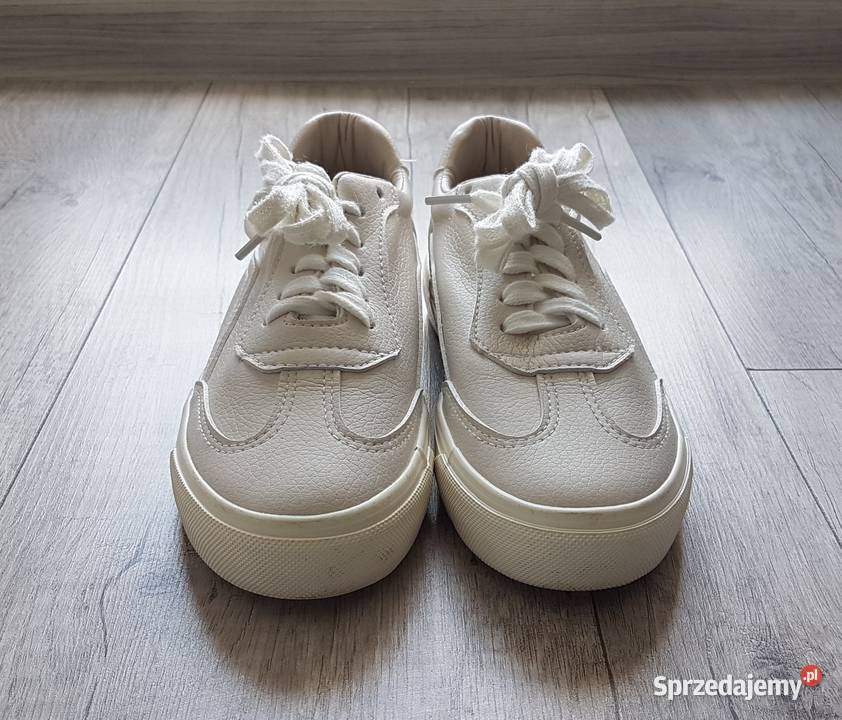 Trampki damskie białe klasyczne niskie 23cm Chrzanów