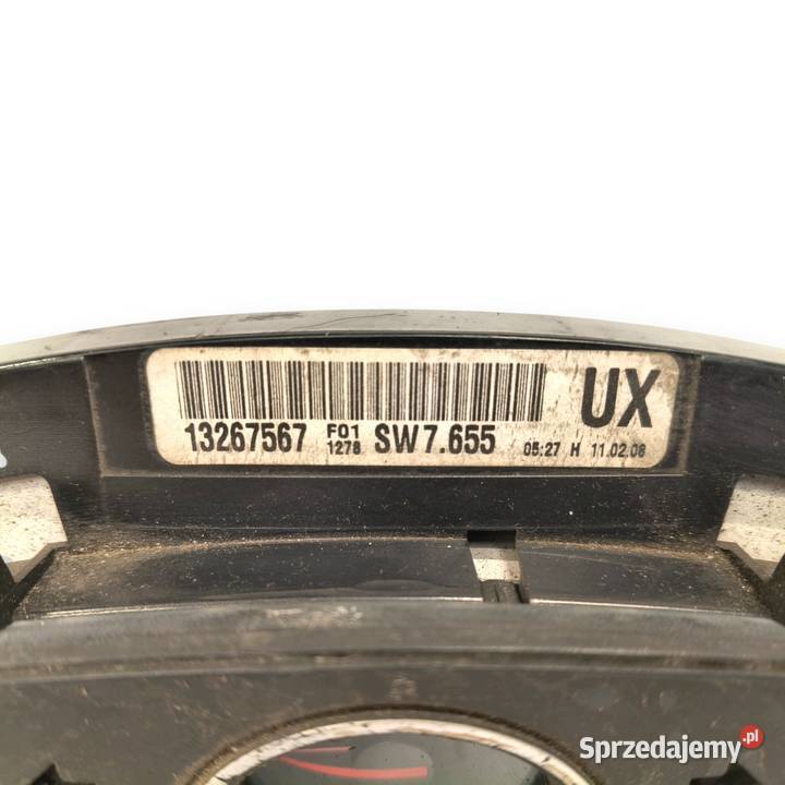 LICZNIK ZEGARY 13267567 UX Opel Astra H Zafira B Chełm sprzedam