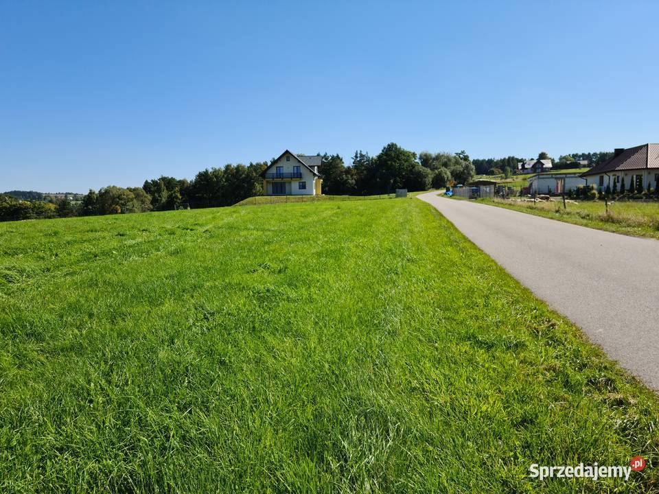 Działka budowlana 1100 m2 mpzp Słopnice