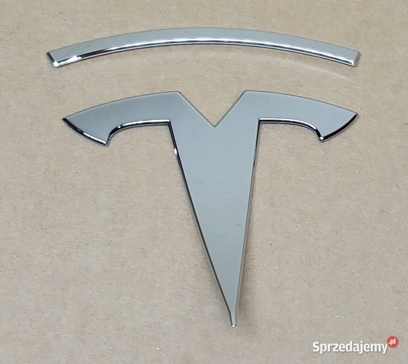 EMBLEMAT ZNACZEK PRZÓD TESLA MODEL 3 osobowe Mielęcin