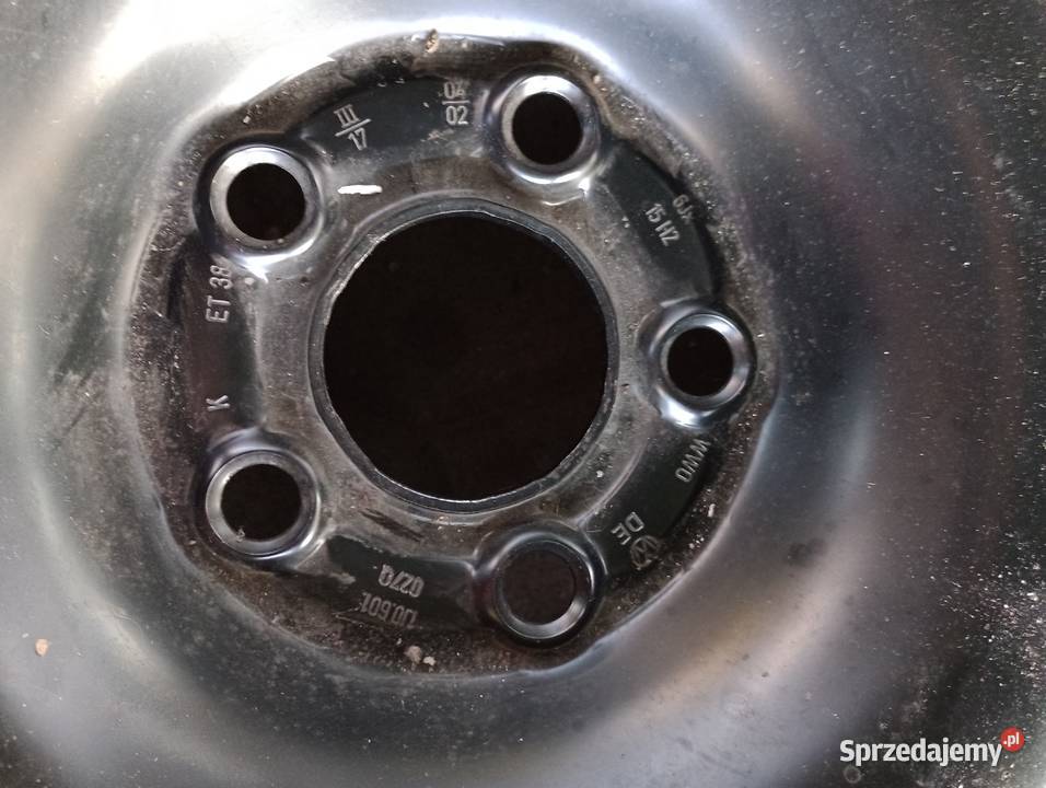 Felga 6Jx15 ET38 5x100 571 VW 1J0601027Q Średnica 15" Chrzanów