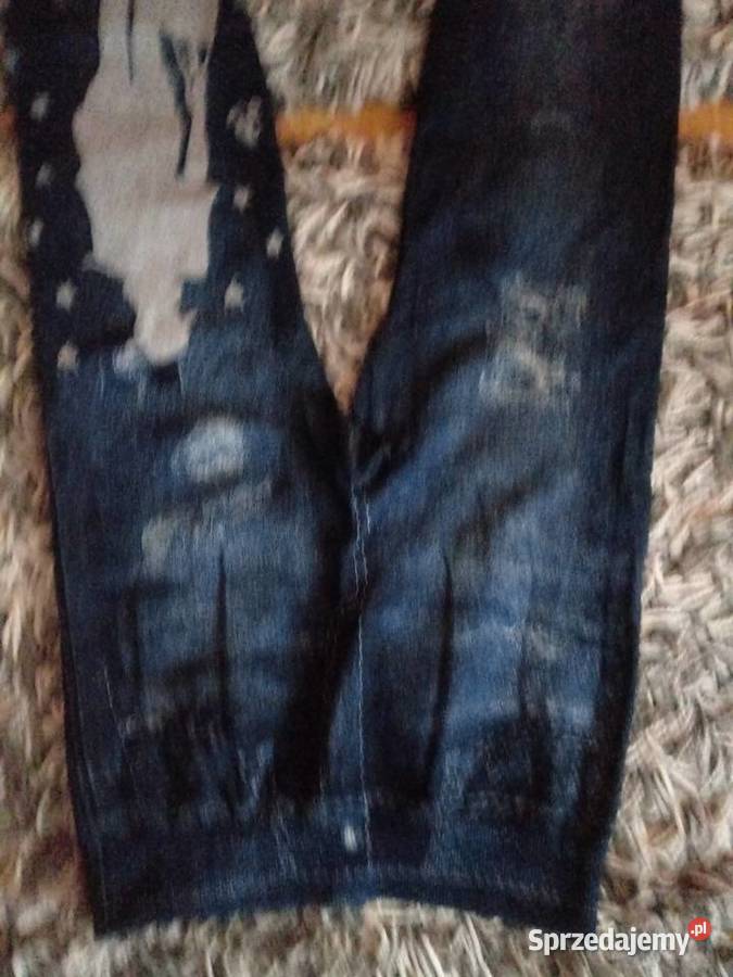 Legginsy grubsze imitacja jeansu Chrzanów