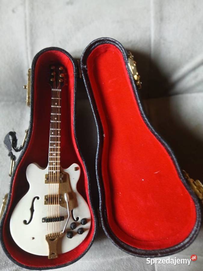 Miniaturowa gitara Kultura i Rozrywka Kraków