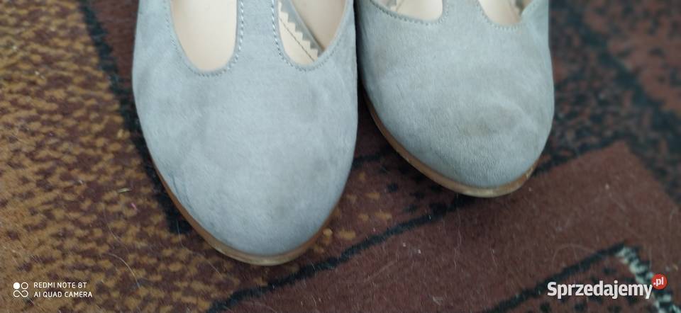 półbuty damskie rozmiar 36 na obcasie sprzedam