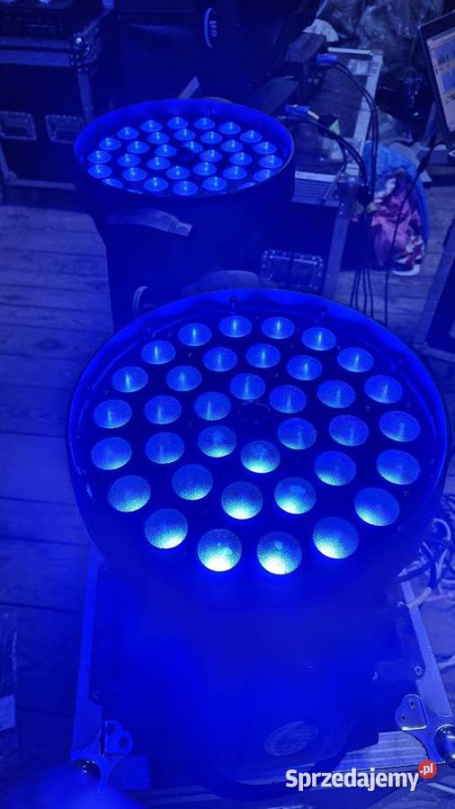 4x PG LED wash 36 X 18W 6in1 Rgbwauv case Kołobrzeg