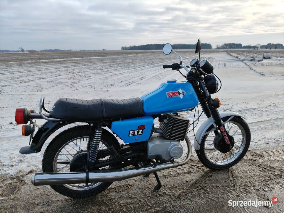 Motocykl MZ ETZ 250 1985r z dokumentami Nowe Skalmierzyce sprzedam