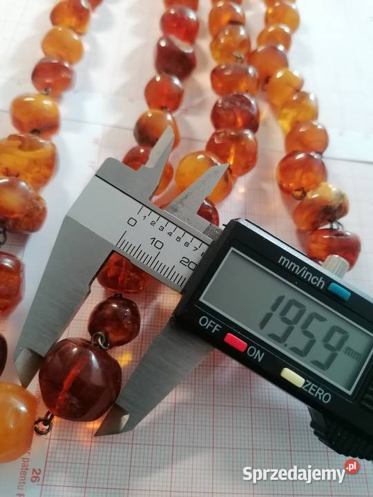 Naszyjnik Bursztyn Antyk Rękodzieło Białystok