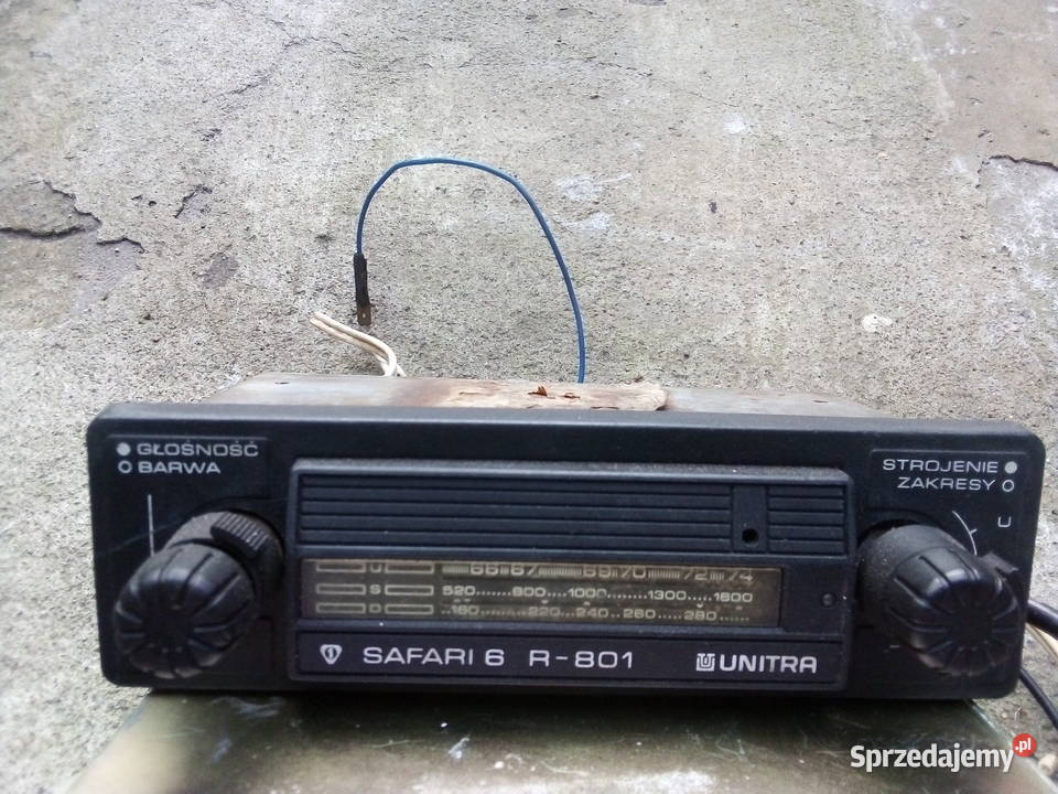 Radio samochodowe SAFARI PRL fiat 125p 126p Leszno
