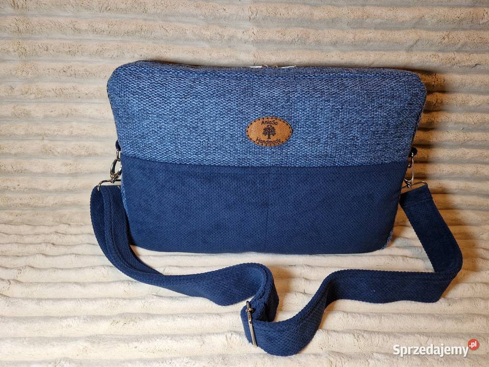 Torba na laptop aktówka handmade rękodzieło Wrocław