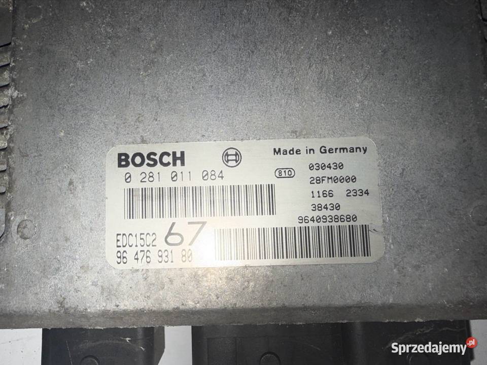 Sterownik 0281011084 PSA Bosch Citroen Peugeot osobowe