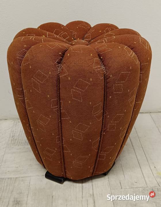 pufa podnóżek Halabala Art deco vintage design Radomsko