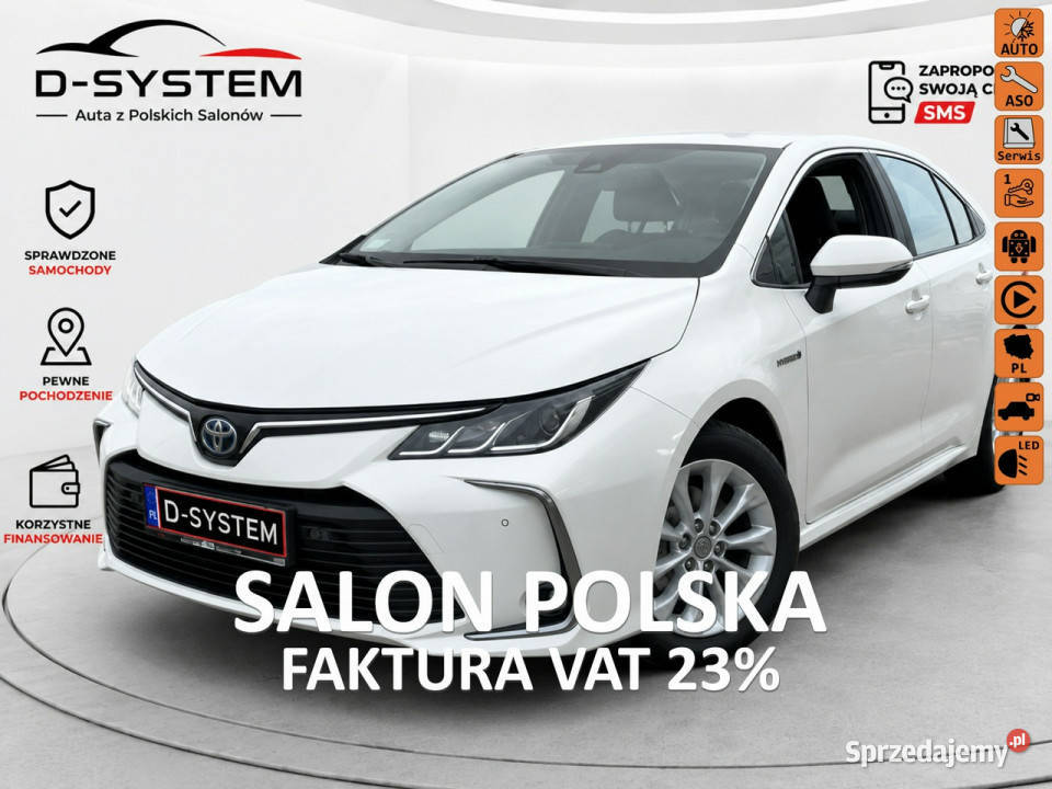 Toyota Corolla 2022 Salon Polska 1Właściciel Białystok