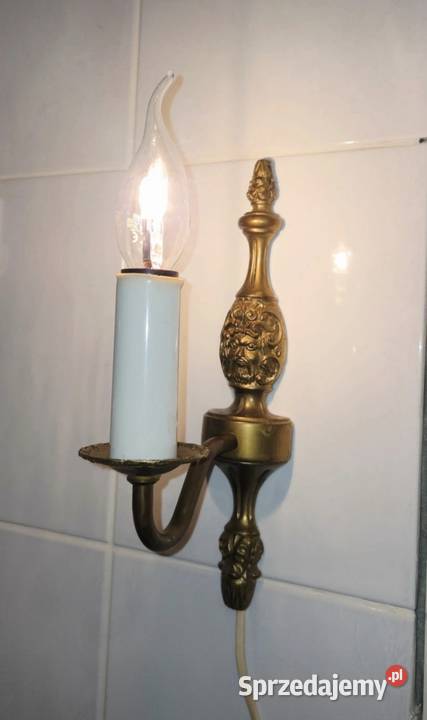 Kinkiet mosiądz vintage