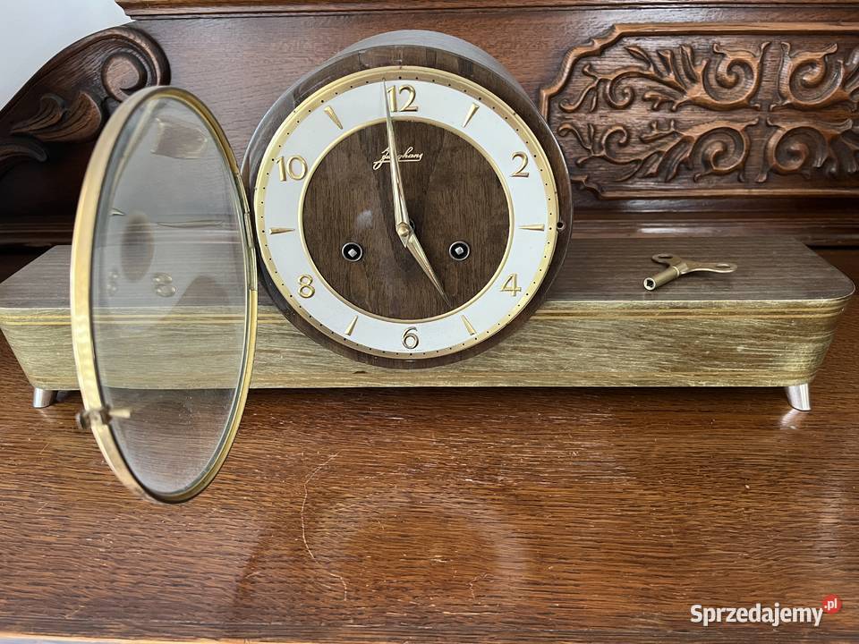 Zegar kominkowy Junghans oryginał lata 60te XX w Mrągowo sprzedam