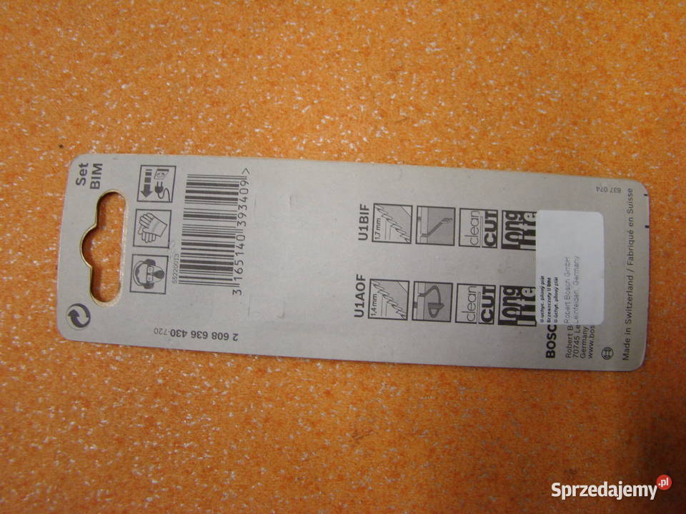 Brzeszczot BOSCH typ U SET BIM 3 Ref 2 608 636 Bielsko-Biała