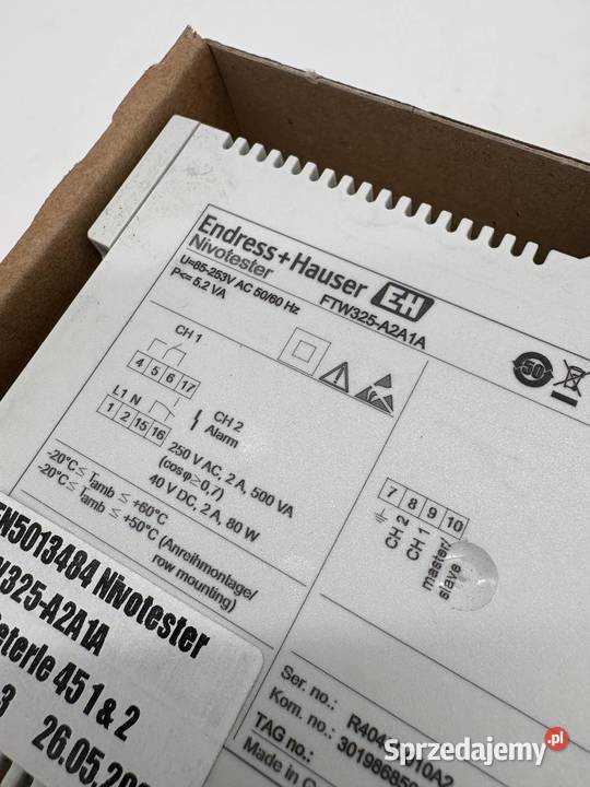 EndressHauser Nivotester FTW325A2A1A Warszawa