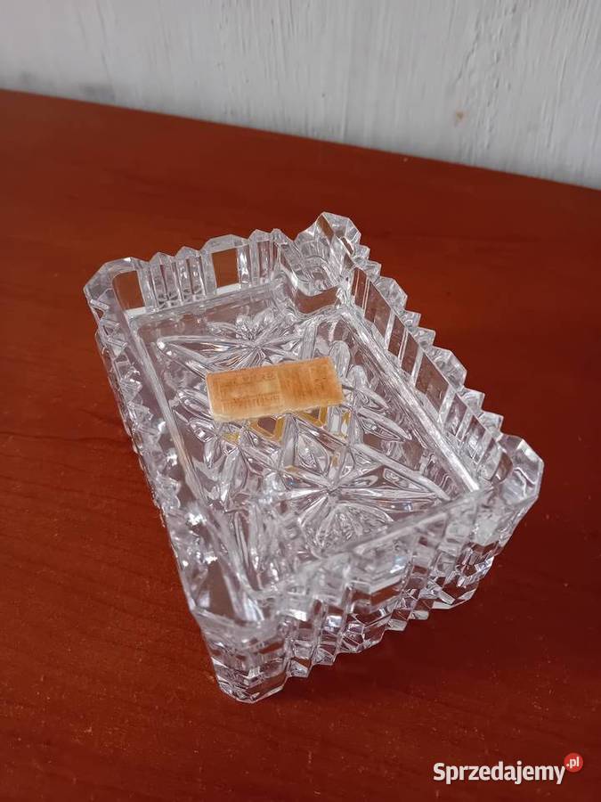 Kryształowa papierosnica popielniczka Warszawa sprzedam