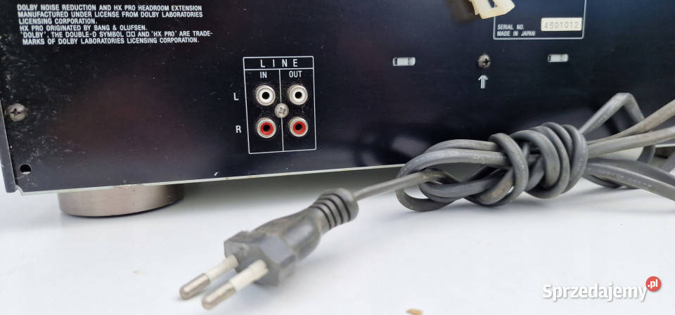 Magnetofon Sony TCWR570 Stereo Cassette Deck Elektronika Międzychód