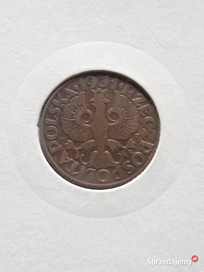5 Groszy 1931 r 1 ładne rzadkie Konin