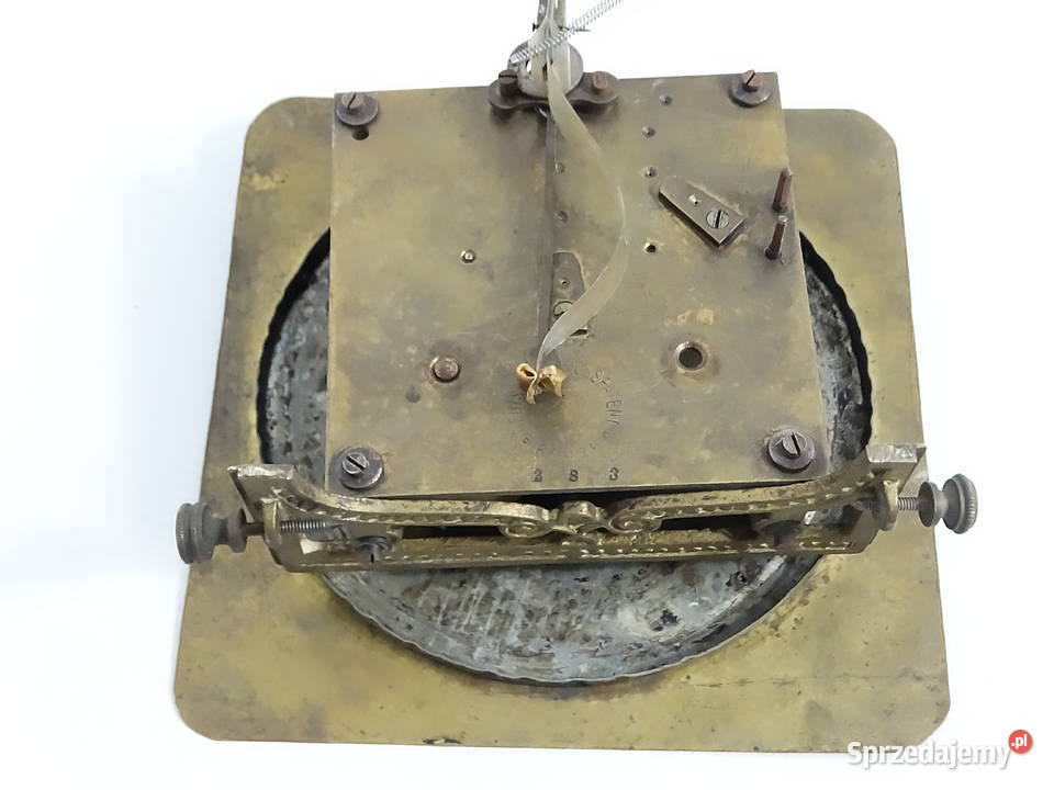 Stary mechanizm JUNGHANS 1891 r Patent 62975 lubelskie Biłgoraj