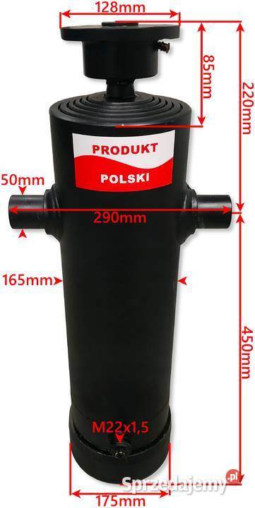 NOWY Siłownik wywrotu 660mm skok 2400mm 25 ton Pozostałe Pozostałe Solec Kujawski sprzedam