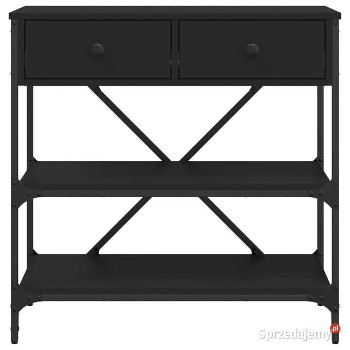Stolik konsolowy czarny 75x345x75 WM833408 Warszawa sprzedam