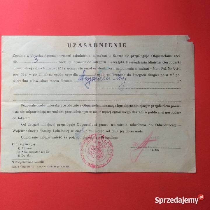 1767 Decyzja O Ograniczeniu PowMieszkalnej zachodniopomorskie