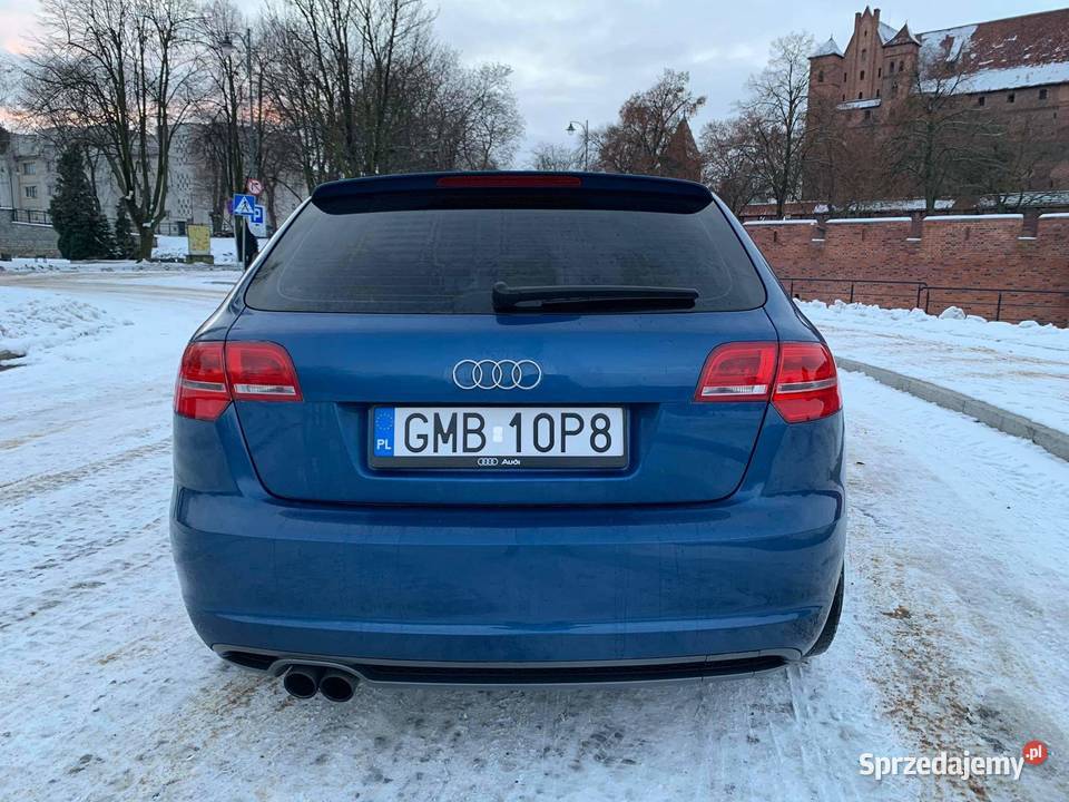 Audi A3 8p LIFT 20T 200 SLINE Anglik kierownica po prawej stronie Malbork