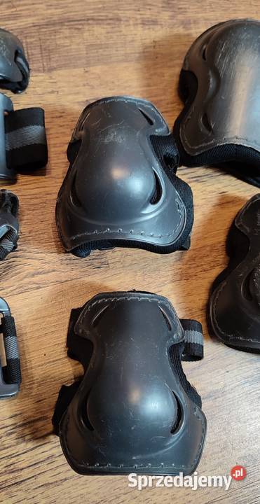 Zestaw ochraniaczy na rolki rower dzieci rozmiar Jasień