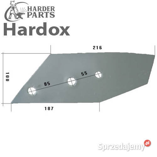 Dłuto 100ha HARDOX 3363986P WG2SR części do Suwałki