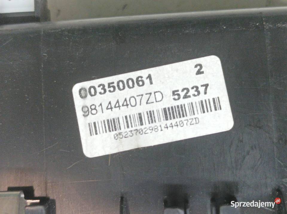 PRZEŁĄCZNIK SZYB LEWY PRAWY KPL 96783350ZD osobowe